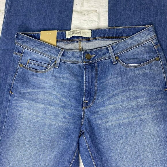 Vintage Route 66 Jeans  Womens Sz 7/8 Blue Denim True Fit Flare NWT - Picture 2 of 6
